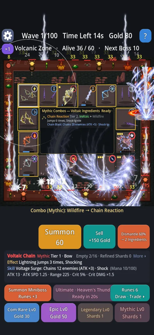 An ultimate skill sweeping the board